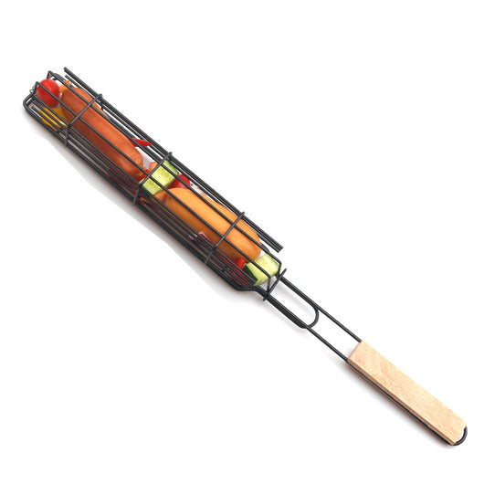 Pinza para Carnes con Mango de Madera y Malla - Herramienta BBQ Profesional - Image 8