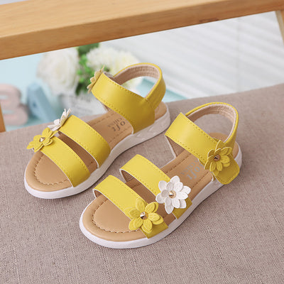 Sandalias Infantiles Princesa Flores - Zapatos Romanos para Niñas - Image 3