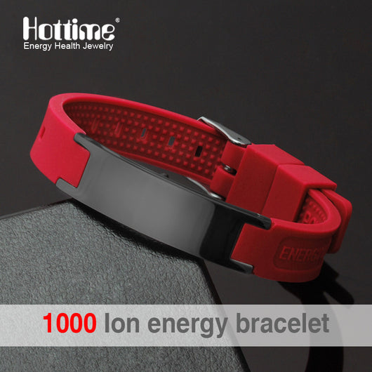 Pulsera Deportiva 4 en 1 con Elementos Bio y Silicio - Banda de Energía Equilibrio en Acero Inoxidable - Image 17