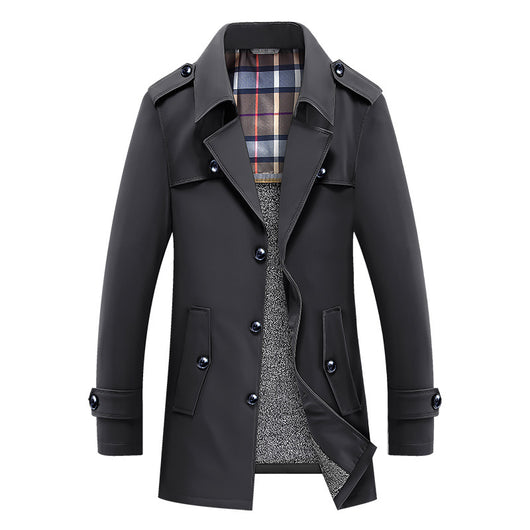 Abrigo de Invierno Ejecutivo Talla Grande Largo