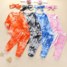 Conjunto de 3 Piezas Infantil Otoño: Blusa Denim, Falda Leopardo y Diadema - Image 6