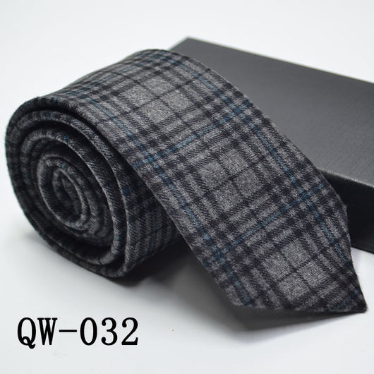 Corbata Angosta de Lana Elegante para Hombre - Image 33