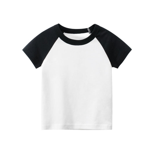 Camiseta Infantil de Manga Corta Color Liso para Publicidad - Image 5