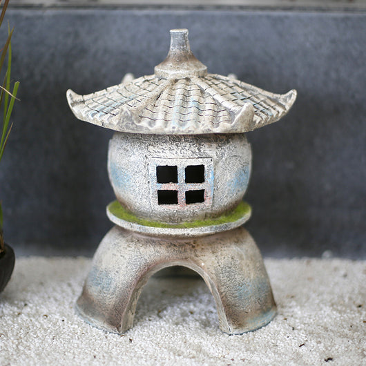 Luminaria Solar Decorativa Estilo Jardín Chino