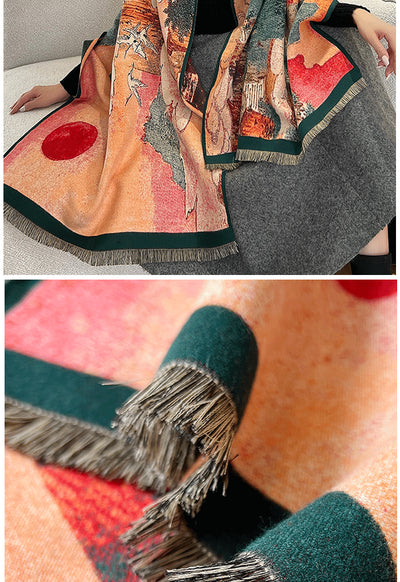 Pashmina Artificial Elegante - Chal de Moda con Estilo Premium - Image 11