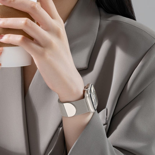Correa de Reloj Magnética de Metal Creativo