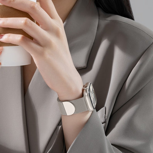 Correa de Reloj Magnética de Metal Creativo