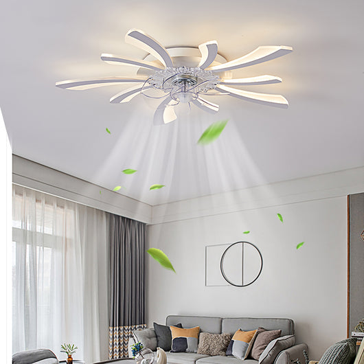 Lámpara de Techo Silenciosa con Ventilador para Dormitorio y Sala - Image 5