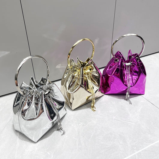 Bolso Mensajero de Cadena Metálica para Mujer - Image 11