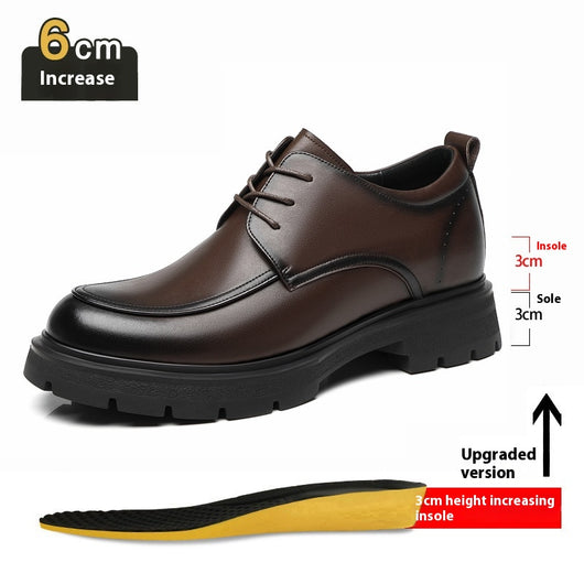 Zapatos Formales de Cuero con Plantilla Elevadora para Hombre - Image 9