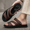 Sandalias de Cuero para Hombre - Versátiles para Conducir y Playa