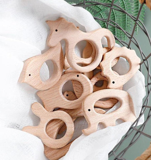 Mordedor de Madera de Haya Natural para Bebé - Juguete Dentición Seguro - Image 7