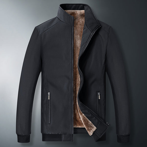 Abrigo de Negocios Casual para Hombre - Estilo Invierno Moderno