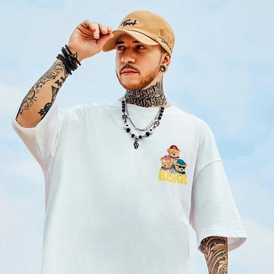 Playera Estilo Hong Kong Manga Media Talla Grande Hombre - Image 9