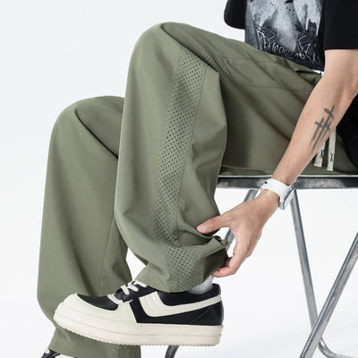 Pantalones Rectos de Seda de Hielo para Hombre - Transpirables y Cómodos - Image 2