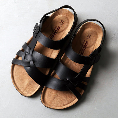 Sandalias Hombre Diseño Calado con Corcho Natural - Image 8