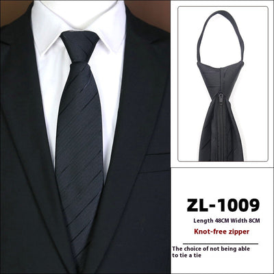Corbata con Cierre Ejecutiva sin Nudo para Hombre - Image 14