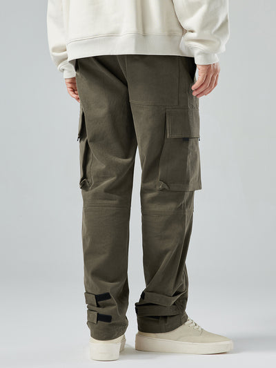 Pantalones Casuales Hombre Tendencia Americana Cintura Ajustable - Image 13