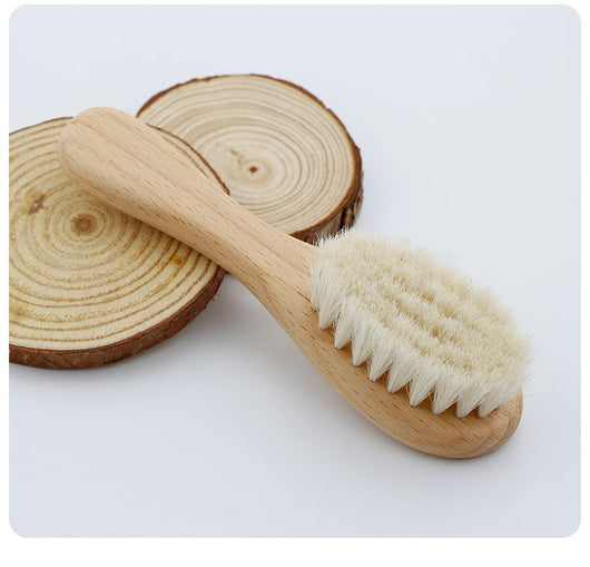 Set de Cepillos de Lana para Bebé - Ducha y Limpieza Suave - Image 7