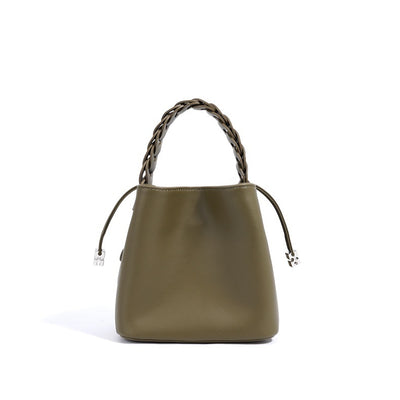 Bolso Bandolera Tejido a Mano - Bucket Bag Artesanal Compacto - Image 15