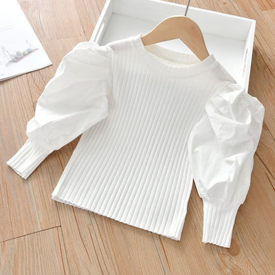 Playera Infantil Estilo Vaquero de Manga Larga para Niñas