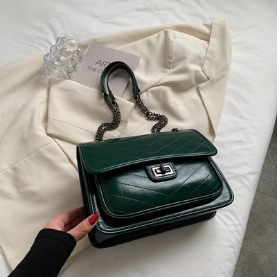 Bolso Mensajero Retro Texturizado Versátil para Mujer - Image 5