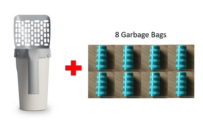 Set Arenero con Caja de Almacenamiento y Pala Inteligente para Gatos Perezosos - Image 9