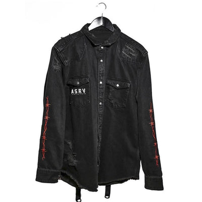 Chaqueta Urbana Estampado Calavera con Múltiples Bolsillos para Hombre - Image 7