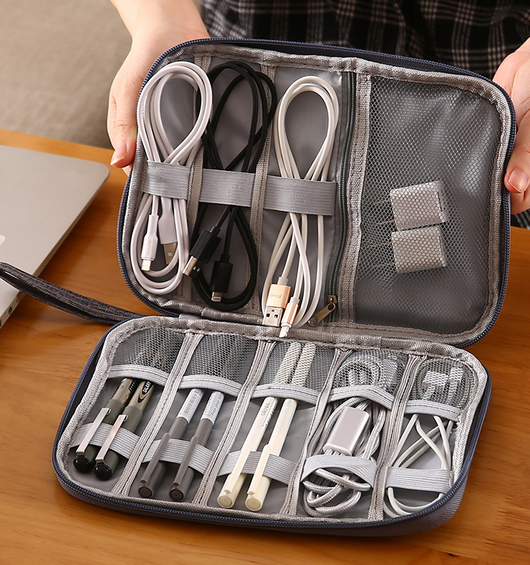 Bolsa Organizadora de Accesorios Digitales de Doble Capa Protectora Portátil - Image 10