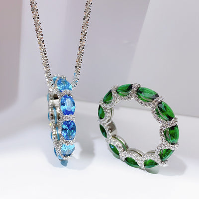 Anillo de Diamantes Completo para Mujer - Elegancia y Temperamento - Image 17