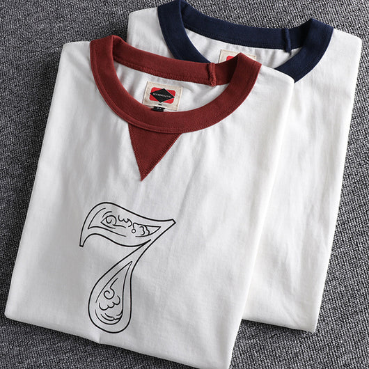 Camiseta de Algodón Lavado para Hombre con Cuello Estilo Thread - Image 10
