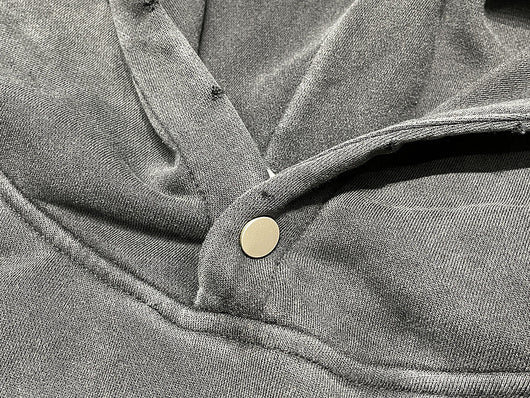 Sudadera con Capucha Desgastada y Cuello Fruncido - Estilo Urban Casual - Image 11