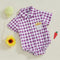 Camisa Infantil a Cuadros para Primavera y Otoño
