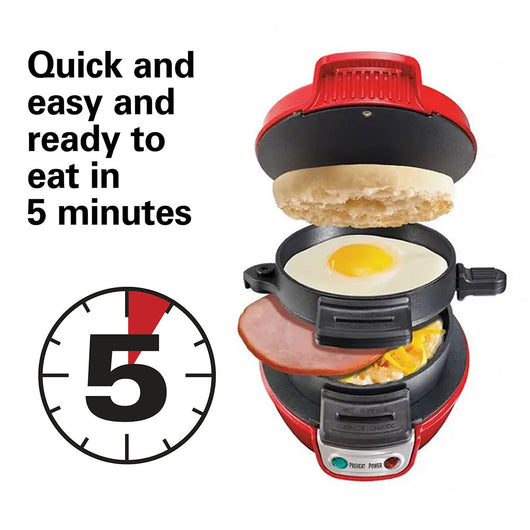 Máquina Multifuncional para Hamburguesas, Sándwiches y Huevos Fritos 110V - Image 6