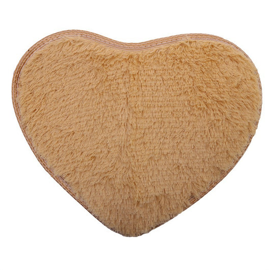 Tapete de Lana y Seda en Forma de Corazón para Dormitorio - Image 11