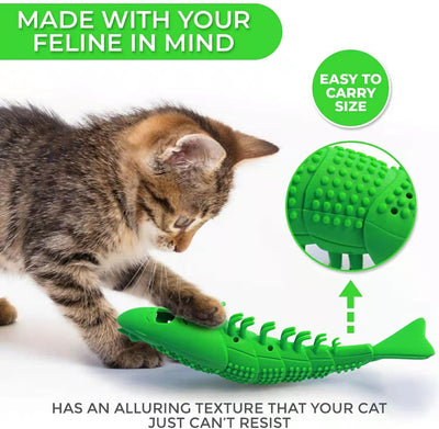 Juguete Interactivo de Catnip con Limpieza Dental 360° para Gatos - Image 4