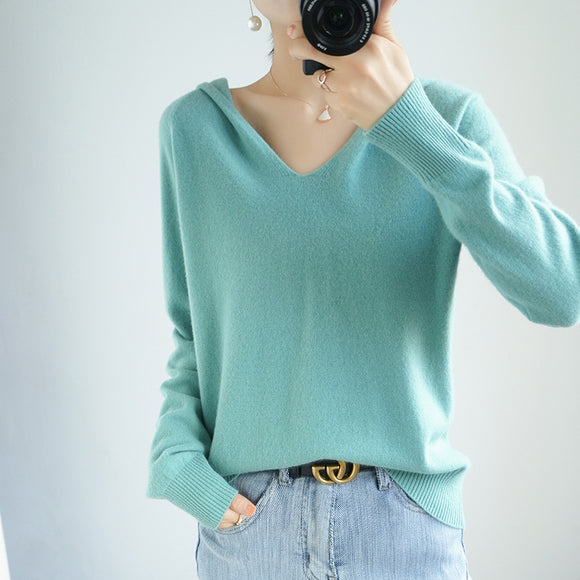 Cardigan Hoodie Coreano Casual Puro