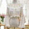 Blusa Base de Cuello Redondo con Mangas Cortas para Vestido JSK