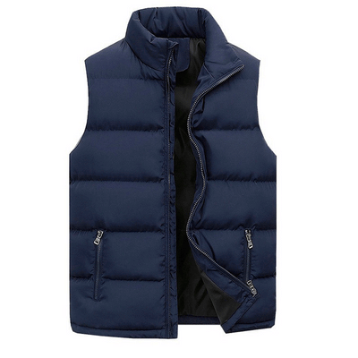 Chaleco Acolchado de Algodón para Hombre - Calidez y Comodidad - Image 9