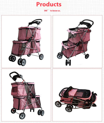 Carrito Plegable Ultraligero para Mascotas Pequeñas - Image 10