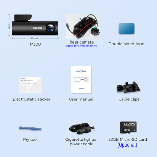 Grabadora Dual 1296P HD con WiFi, Control por Voz y Grabación en Bucle - Image 3
