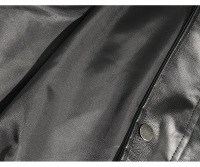 Chaqueta de Plumón Blanco Estilo Americano con Detalles de Cuero PU - Image 50