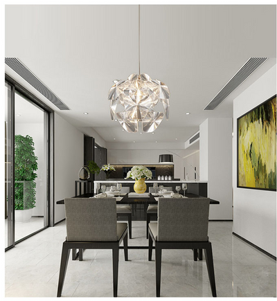 Lámpara Colgante Manzana LED Acrílica para Sala de Estar - Image 20