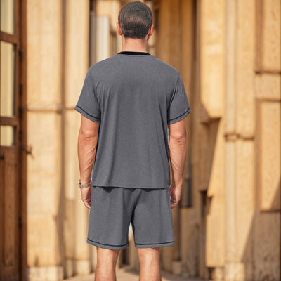 Conjunto de Shorts y Camisa Casual para Hombre - Dos Piezas - Image 2
