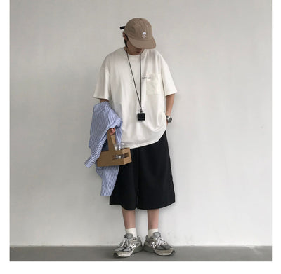 Shorts Retro Minimalistas Casual para Hombre - Image 14