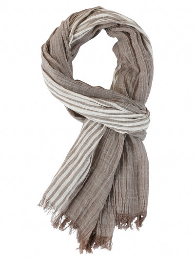 Bufanda Hombre Rayas Primavera Verano - Diseño Bicolor Versátil - Image 17