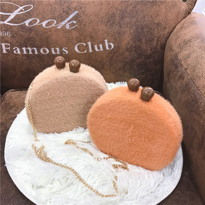 Bolso Bandolera de Ante con Cadena Dorada para Mujer - Otoño Invierno - Image 17