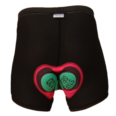 Pantalones Cortos Ciclismo con Diseño Estampado y Forro de Silicona - Image 4