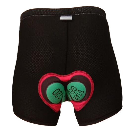 Pantalones Cortos Ciclismo con Diseño Estampado y Forro de Silicona - Image 4