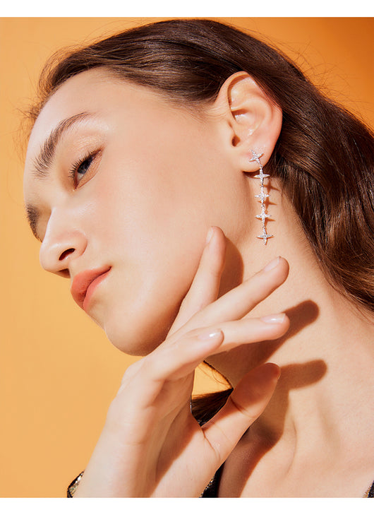 Aretes Asimétricos de Estrella - Elegancia y Temperamento Femenino - Image 7